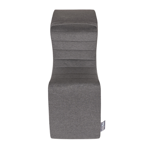 KiddyMoon Foam Soft Seesaw Rocker Ride-On Hopper Bean Bouncy Jumping Playing for Children, Montessori Toy For Kids Made of Foam, Made in The EU, darkgrey, 78x25x35cm