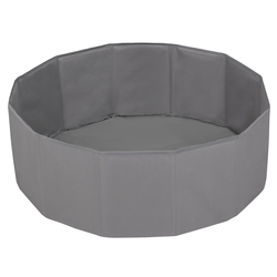 Foldable ball pit 80x23 BS-100X, Grey, No Balls