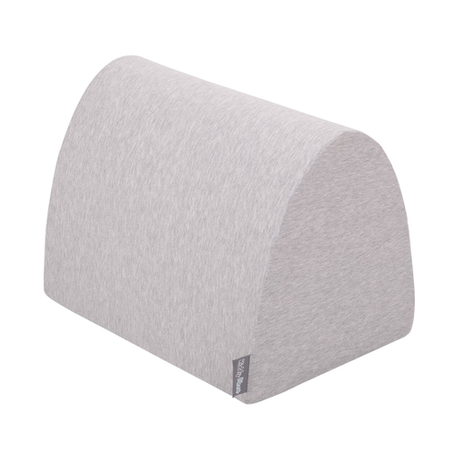 KiddyMoon Foam Set for Kids Obstacle Course for Children Montessori Toy for Babies Soft Construction Blocks Element, Tunnel/Hill, Certified Made in The EU, lightgrey:-, Multi-Size