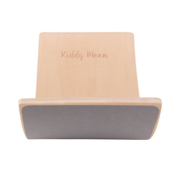 KiddyMoon Wooden Balance Board for Children Wooden Swing Board Montessori Toy for Kids Balancing Board for Babies 80x30cm, Natural, 83x29,5x1,7/Felt