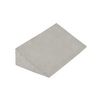 KiddyMoon Children's Foam Wedge Perfect for Kids' Rooms Lightweight Versatile, and Comfortable Support for Play and Relaxation Soft Fabric Removable Cover, light grey, Wedge