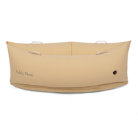 KiddyMoon Inflatable Sensory Peapod Chair For Kids With Handles And Pump, Beige, M