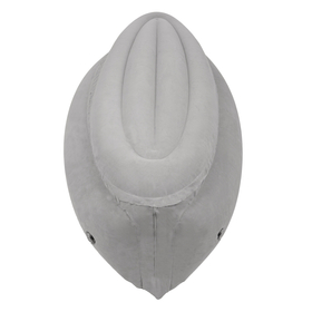 KiddyMoon Inflatable Sensory Peapod Chair For Kids With Handles And Pump, Grey, XL