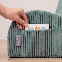 KiddyMoon KM-FT-CLOUD Furniture Armchairs, green