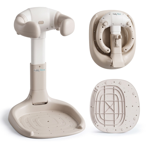 KiddyMoon Baby Shower Stand Support Adjustable Height Stable Base, Beige, UNI