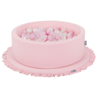 KiddyMoon Foam Play Mat for Children Montessori Soft Children's Floor Playground Toddlers and Babies Crawling Mat Soft Toy Carpet Kids Nursery and Playroom, Made in EU, pink, XL