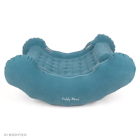KiddyMoon Inflatable Sensory Rocker Chair For Kids With Pump And Handles, light blue, L