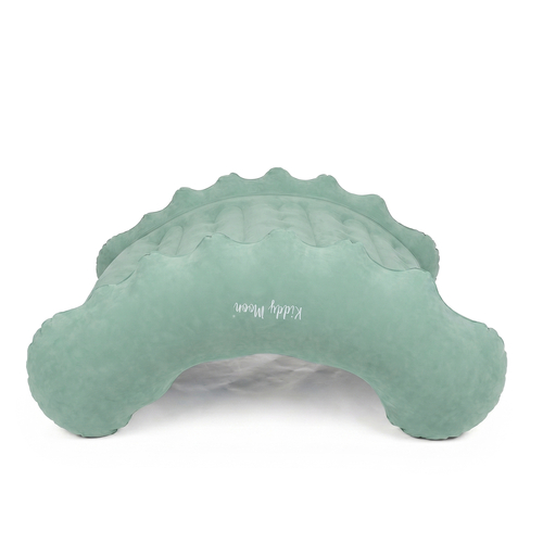 KiddyMoon Inflatable Sensory Rocker Chair For Kids With Pump And Handles, sage, L