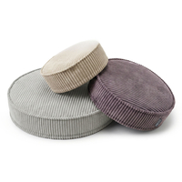 KiddyMoon 3-Piece Foam Elements for Kids Children's Room Accessory, beżowy-fioletowy-jasnoszary