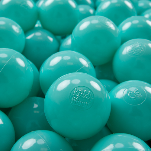 KiddyMoon Soft Plastic Play Balls ∅ 7cm/2.75in Multi-colour Made in EU, 200 Balls/7cm-2.75in