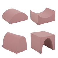 KiddyMoon Foam playground - Hill/Tunnel/Ramp L/halfshaf L PPZ-234, heather, Multi-Size