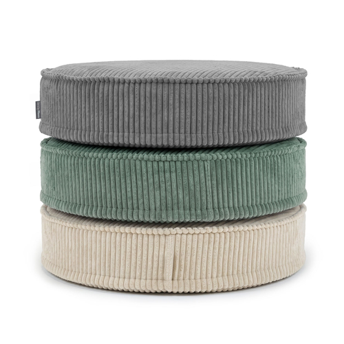 KiddyMoon 3-Piece Foam Elements for Kids Children's Room Accessory, green-beige-dark grey, Mx3