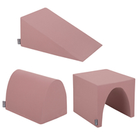 KiddyMoon foam playground wedge L/hill/tunnel PPZ-243, heather, Multi-Size