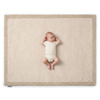 KiddyMoon Baby Play Mat for Kids, Soft and Non-Slip, Beige