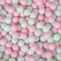 Playhouse Play Tent Foldable for Children Durable Breathable Material for Kids Portable Easy to Assemble For Indoor and Outdoor Compact Design for Creative Imaginative, pink/mint: powder pink/mint, 200 Balls