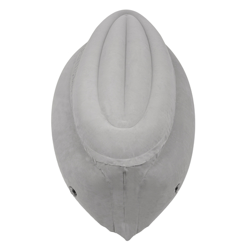 KiddyMoon Inflatable Sensory Peapod Chair For Kids With Handles And Pump, Grey, XL