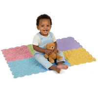 KiddyMoon Sensory Puzzle Mat for Kids Orthopedic Game Tiles, Multi, 6 Pieces