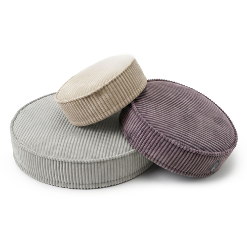 KiddyMoon 3-Piece Foam Elements for Kids Children's Room Accessory, beżowy-fioletowy-jasnoszary