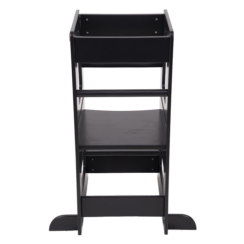 KiddyMoon Kitchen Helper for Toddlers and Kids, adjustable Height Level, ST-003, black