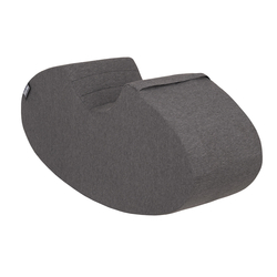 KiddyMoon Foam Soft Seesaw Rocker Ride-On Hopper Bean Bouncy Jumping Playing for Children, Montessori Toy For Kids Made of Foam, Made in The EU, darkgrey, 78x25x35cm
