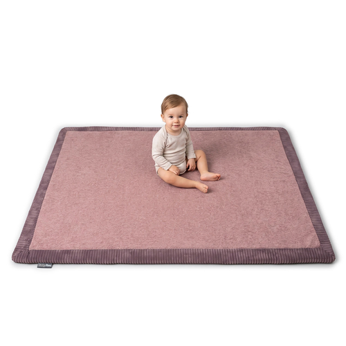 KiddyMoon Baby Play Mat for Kids, Soft and Non-Slip, Pink