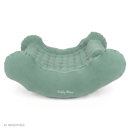 KiddyMoon Inflatable Sensory Rocker Chair For Kids With Pump And Handles, sage, L