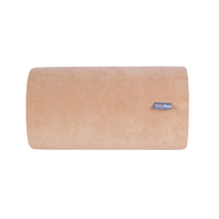 KiddyMoon Foam Playground Velvet for Kids Obstacle Course for Children Montessori Toy for Babies Soft Construction Blocks Element, Tunnel/Hill, Certified Made in The EU, desert pink, roller