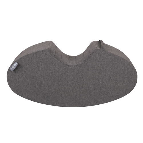 KiddyMoon Foam Soft Seesaw Rocker Ride-On Hopper Bean Bouncy Jumping Playing for Children, Montessori Toy For Kids Made of Foam, Made in The EU, darkgrey, 78x25x35cm