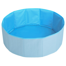 children colourfull foldable ballpit plastic balls, blue:white/grey/turquoise, 300 balls