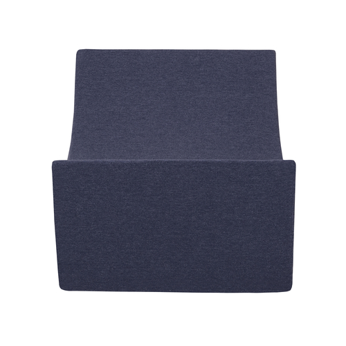 KiddyMoon Foam Playground for Kids Obstacle Course for Children Montessori Toy for Babies Soft Construction Blocks Element, Ramp/Halfshaft, Certified Made in The EU, darkblue:-, Multi-Size