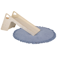 KiddyMoon Foam Play Mat for Children Montessori Soft Children's Floor Playground Toddlers and Babies Crawling Mat Soft Toy Carpet Kids Nursery and Playroom, Made in EU, ice blue, XL