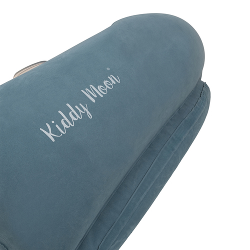 KiddyMoon Inflatable Sensory Peapod Chair For Kids With Handles And Pump, Blue, M