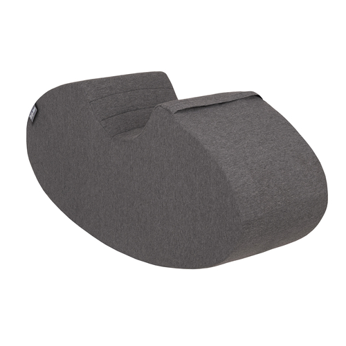 KiddyMoon Foam Soft Seesaw Rocker Ride-On Hopper Bean Bouncy Jumping Playing for Children, Montessori Toy For Kids Made of Foam, Made in The EU, darkgrey, 78x25x35cm
