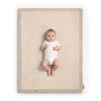 KiddyMoon Baby Play Mat for Kids, Soft and Non-Slip, Beige