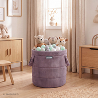 KiddyMoon KM-BIN Toys basket, Purple
