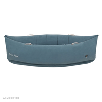 KiddyMoon Inflatable Sensory Peapod Chair For Kids With Handles And Pump, Blue, L