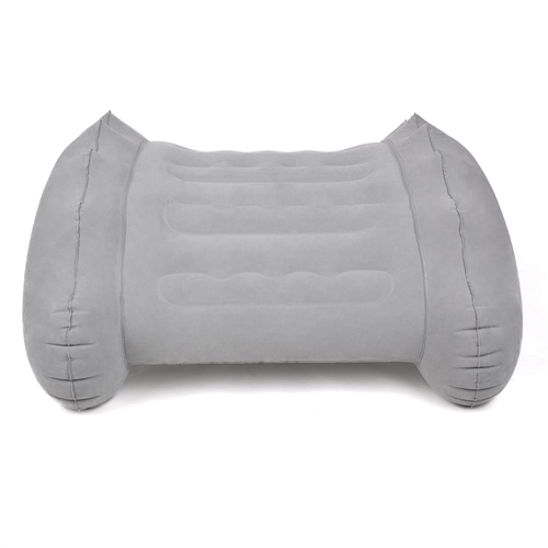 KiddyMoon Inflatable Sensory Rocker Chair For Kids With Pump And Handles, Grey, L
