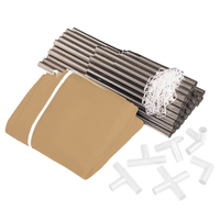 Baby Playpen Big Size Playground with Plastic Balls for Kids, beige:dark turquoise/pastel beige/pearl, 100 balls