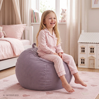 KiddyMoon KM-BAG-ES Furniture Armchairs, purple