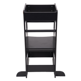 KiddyMoon Kitchen Helper for Toddlers and Kids, adjustable Height Level, ST-003, black