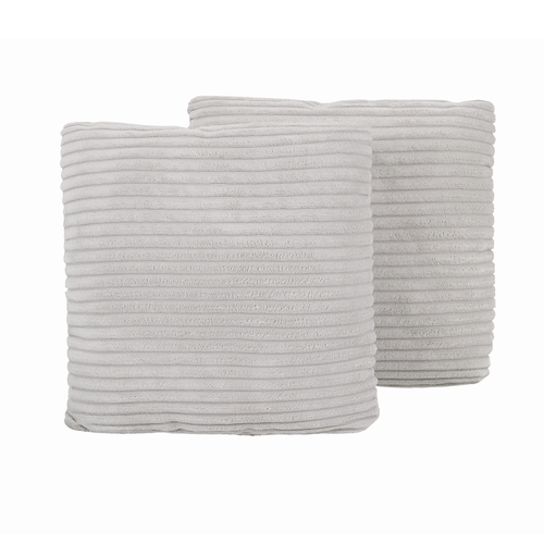 KiddyMoon Children Pillow Decorative Cushion 30x30 cm Comfort Set Of 2, Light Grey, 2 Pillows