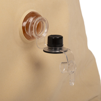 KiddyMoon Inflatable Sensory Peapod Chair For Kids With Handles And Pump, Beige, M