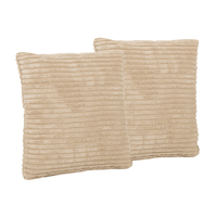 KiddyMoon Children Pillow Decorative Cushion 30x30 cm Comfort Set Of 2, Beige, 2 Pillows