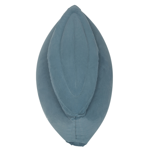 KiddyMoon Inflatable Sensory Peapod Chair For Kids With Handles And Pump, Blue, M