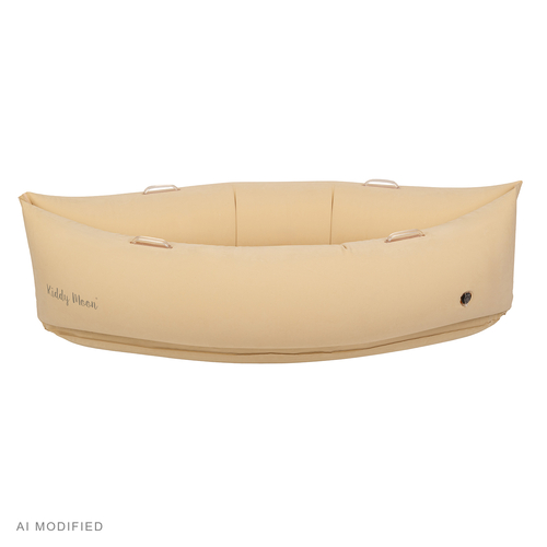 KiddyMoon Inflatable Sensory Peapod Chair For Kids With Handles And Pump, Beige, L