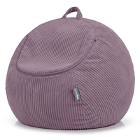 KiddyMoon Bean Bag for Children 2-in-1 Storage for Toys 80x80x50cm, fioletowy