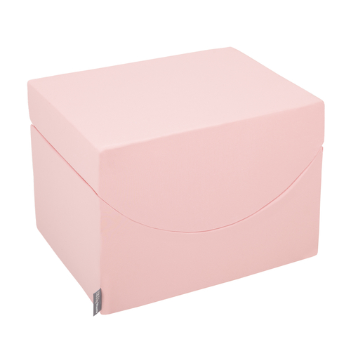 KiddyMoon Foam Playground for Kids Obstacle Course for Children Montessori Toy for Babies Soft Construction Blocks Element, Ramp/Halfshaft, Certified Made in The EU, pink:-, Multi-Size