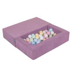 KiddyMoon Modular Foam Sofa for Children's with Balls Lightweight Sofa For Kids Room Comfortable Space-Saving with Storage Room Fabric Safe and Fun for Kids, , Sofa + 100 Balls
