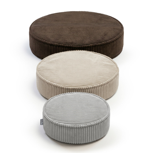 KiddyMoon 3-Piece Foam Elements for Kids Children's Room Accessory, jasnoszary-beżowy-brązowy