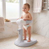 KiddyMoon Baby Shower Stand Support Adjustable Height Stable Base, Grey, UNI